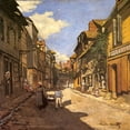 thumbnail image 2 of Monet, Claude 12x12 Gold Ornate Wood Framed with Double Matting Museum Art Print Titled - Rue de la Bavolle 1864, 2 of 4