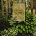 thumbnail image 2 of Take Memories Leave Footprints Garden Flag, 2 of 3
