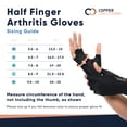 thumbnail image 5 of Copper Compression Arthritis Gloves | Black, 5 of 8