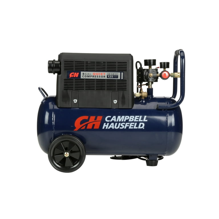 Campbell hausfeld 8 gallon quiet air compressor deals