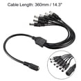 thumbnail image 2 of Uxcell 1 Female to 6 Male 5.5x2.1mm DC Power Splitter for Camera LED, 2 of 5