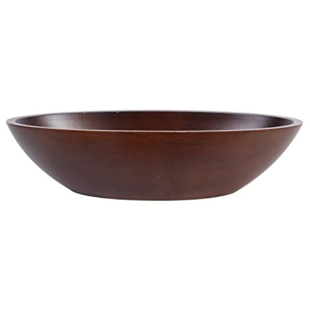 hosley dark brown wood bowl 14 and a half inches long ideal gift for
