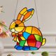 thumbnail image 4 of Adornos de Pascua, regalos de Pascua, conejos de Pascua, estilo acrílico, adorno colgante de granja para ventana, hogar, ventana, jardín, decoración de granja, regalo, colgante, 4 of 7