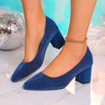thumbnail image 2 of Win s Way Women's Sequin Pointed Toe Heel Pumps Dressy Glitter High Heels Party Shoes, 2 of 9