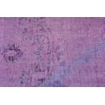 thumbnail image 5 of Turkish Rug, Round Rug, Vintage Rug, Accent Rug, Anatolian Rugs, Rugs For Kitchen, 4x4 ft Purple Rug, Overdyed Rugs, Entryway Rug, 13268, 5 of 10