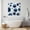 Blue, variant on Canvas Print Wall Art Oil Paintings Watercolor Blue Hexagon Picture Prints Artwork for Living Room Kitchen Bathroom Bedroom
