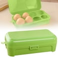 thumbnail image 2 of VGFVFSKGA Egg Holder Container Plastic Egg Storage Case Leakproof with D Buckle for Tray Refrigerator Parts and Accessories, 2 of 8