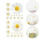 thumbnail image 4 of Calcomanía de pared extraíble con diseño de margaritas y flores para sala de estar, 4 of 7