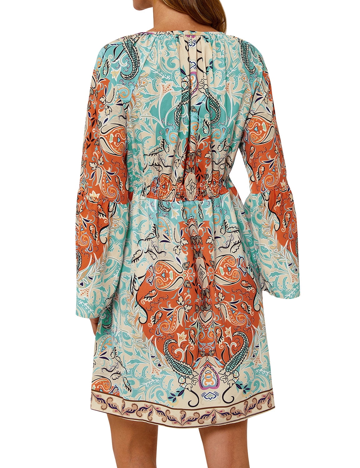 ビーコ♡ ZXSXSY ZX Beach Dress for Women Floral Printed Boho Dress India | Ubuy