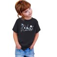 thumbnail image 4 of Toddler Girls Fashion Casual Print Crewneck Loose Short Sleeve T Shirt Top for Kids Size 2-3T, 4 of 4