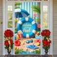 thumbnail image 3 of Nautical Style Welcome Banner Coastal Theme Beach Display Starfish Decor Ornament Coastal Backdrop for Beach Party Summer Event Welcome Ceremony, 3 of 9
