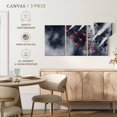 thumbnail image 4 of Elephant Stock Red Epic Airplanes Wall Art - Horizontal Multi Panel Canvas - Living Room Wall Decor - Transportation Multi Panel - White And Blue Decor - 26" x 12", 4 of 4