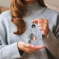 thumbnail image 3 of Heart Charm KeyChain With Stainless Steel Wire - Stylish Key chain for Women and Men, Gift Idea, 3 of 4