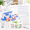 Blue, variant on DIY Button Maker Machine Kit with 86 Accessories, 55mm & 35mm Round/Heart Forms, Blue