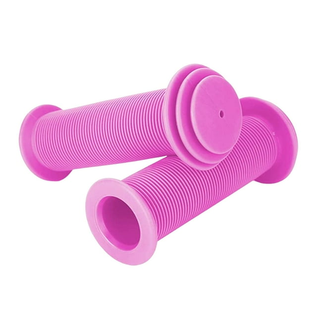 2 ñaduras suaves para manillar de bicicleta , ñaduras de repuesto para bicicleta de diámetro de 0,87 ", ñaduras de manillar de biciclet Rosado Macarena Puños de manillar de bicicleta