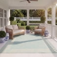 thumbnail image 4 of Safavieh Courtyard Caleb Botanical Indoor/Outdoor Area Rug, Aqua/Cream, 5'3" x 7'7", 4 of 14