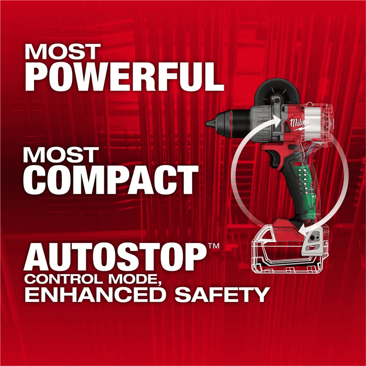 Milwaukee M18 18V, 5.0Ah 1/2 in Cordless Drill Driver, 2000 RPM