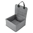 thumbnail image 4 of Funda de asiento para perro, funda de asiento para mascotas, antiarañazos, impermeable, a prueba de polvo, hamaca para coche, fundas de asiento delant Gris, 4 of 8