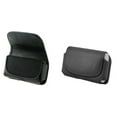 thumbnail image 6 of Black Leather Phone Case Side Cover Pouch for Alcatel Go Flip, Cingular Flip 2, A392G, 768 - Blackberry Pearl 9100 8130 8120 8110 8100 3G 9100 - HTC Shadow 2 2009 - Kyocera S1000, K126C, 6 of 6