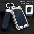 thumbnail image 2 of Zinc alloy+leather Car Key Case Fob For Skoda C 3 buttons key case Skoda Kodiaq Superb A7 Keyless Remote Protectior, 2 of 12