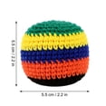 6PCS Hand-Made Knitted Footbag Sack – 2026 Upgraded Assorted Crochet ...