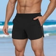thumbnail image 2 of Men Breathable Loose Three Point Shorts - Light Quick Dry Fabric Running Pants For Fitness, Comfortable Beach Trousers Sport Leisure Style Running Shorts For Men Summer Outdoor Gym, 2 of 5