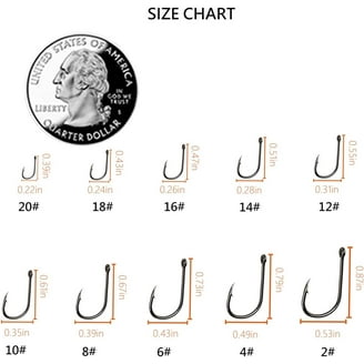 Gamakatsu Hooks Gamakatsu Worm Offset RB5/0 NSB 25pk 2/0 Ewg Fishing Hooks