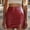 F-151Red, variant on ZHOGXU Women Skirt High Waist Side Split Solid Color A Line Fashion Comfortable Slim Fit Mini Skirt For Casual Daily Wear,Beige,L