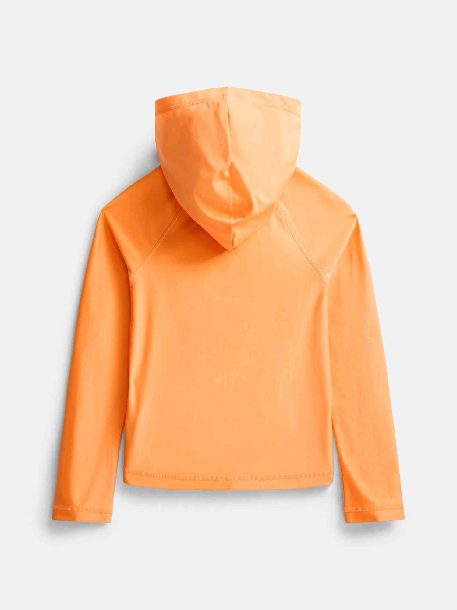 Wonder Nation Boys Hooded Rash Guard with Long Sleeves, Sizes 4-18 & Husky