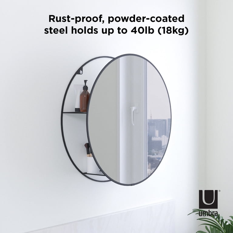 Umbra Cubiko wandspiegel met planken – vtwonen Umbra Cubiko wandspiegel met planken – vtwonen
