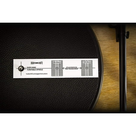 Turntable Phonograph LP Phono Cartridge Stylus Alignment Protractor Tool | High (Best Cartridge Alignment Protractor)