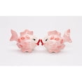 thumbnail image 2 of Ceramic Pink Fish Salt and Pepper Shakers 4 Inch, 2 of 3