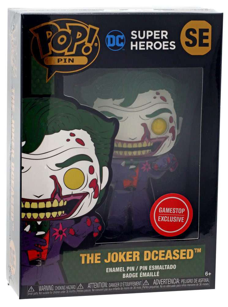Funko POP! Pin The Joker DCeased Large Enamel Pin (Bloody) - Walmart.com