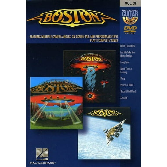 Guitar Play Along: Boston (DVD), Hal Leonard, Special Interests