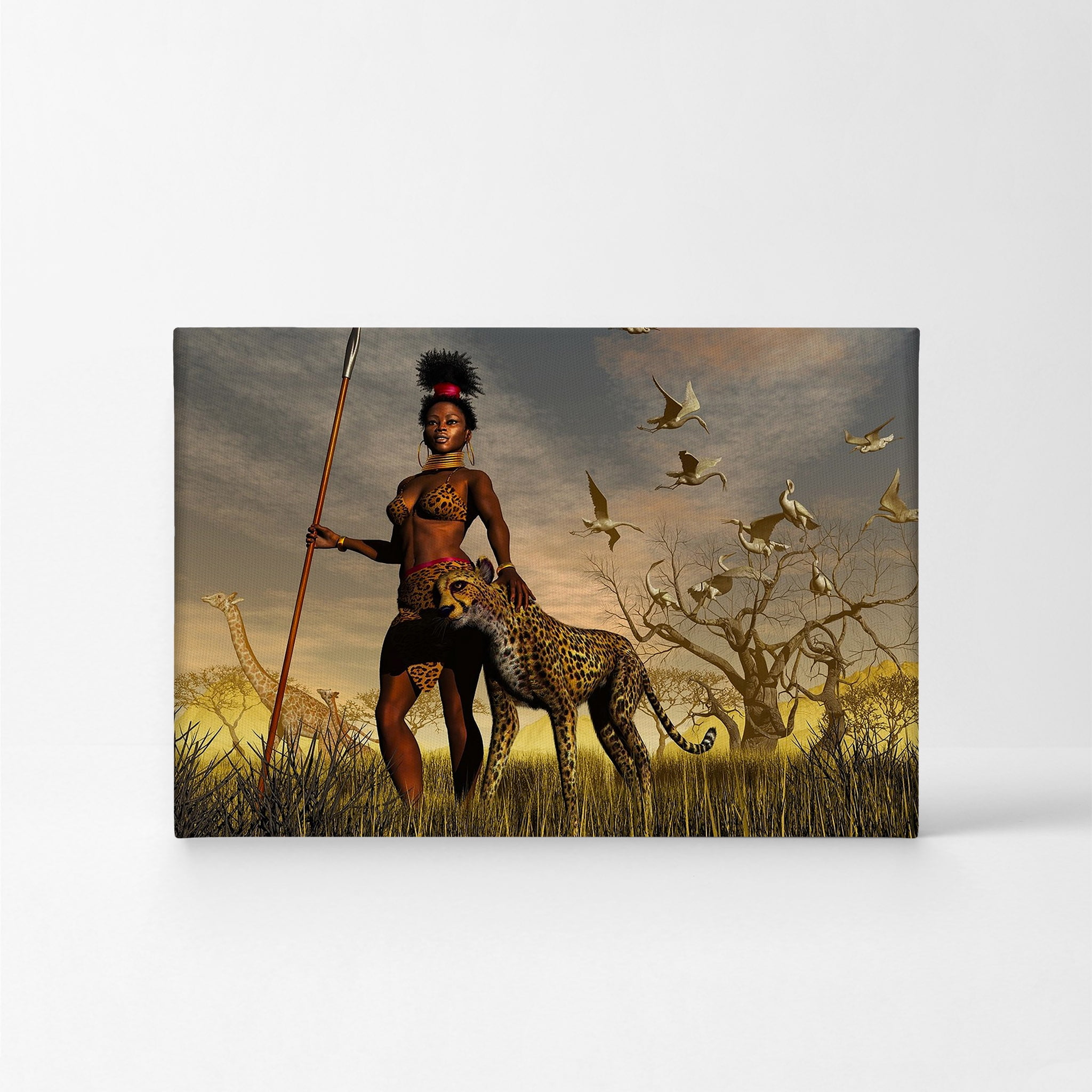 Featured image of post African Simple Tribal Canvas Painting - Tribal elephant art print 8 x 10 and 11 x tribal elephant safari jungle leaves texture painting black &amp; yellow canvas art by pied piper creative.