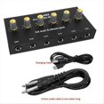 thumbnail image 5 of 6 Channel Audio Mixer Headphone Microphone Mic Amplifier Hub, 5 of 5