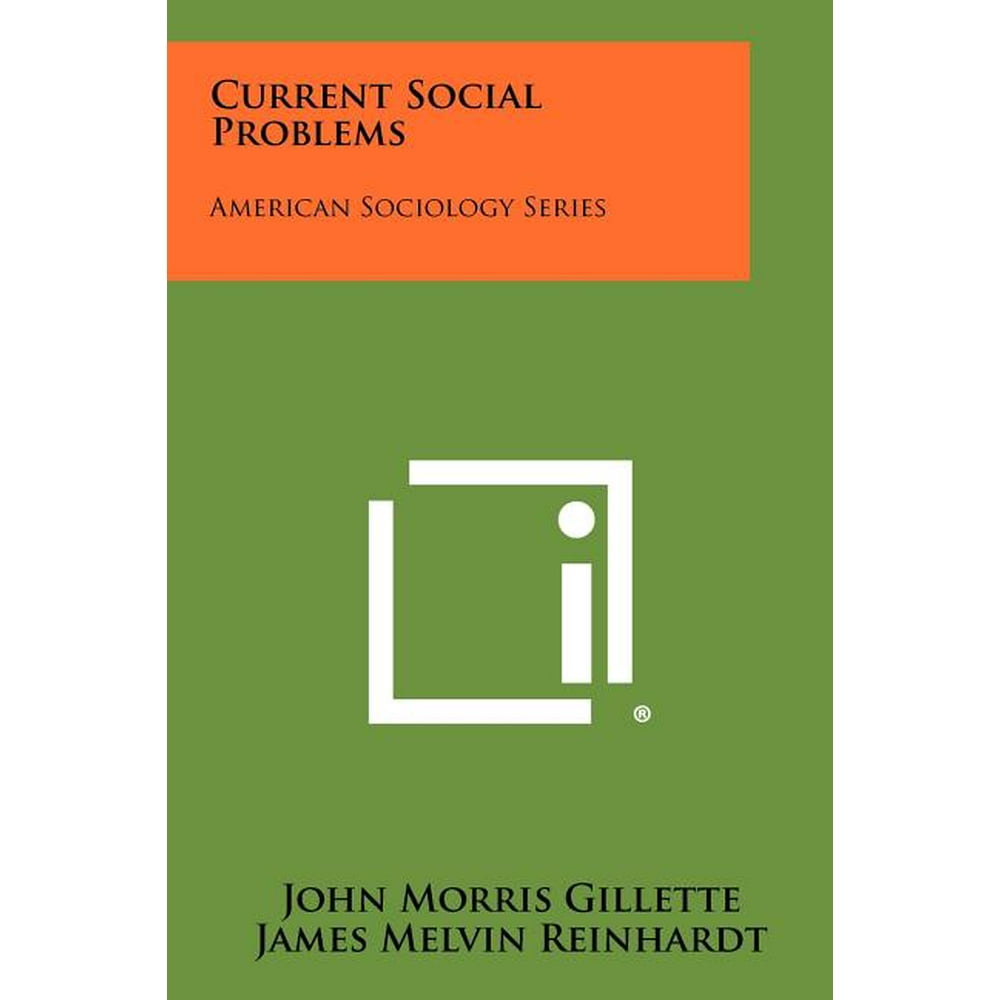 Current Social Problems American Sociology Series Walmart Walmart