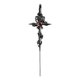 thumbnail image 1 of Rose Thorns Heart Earring Sweet Cool Ear Pin Piercing Alloy Ear Studs Stylish Accessories for Parties and Event White, 1 of 4