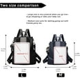 thumbnail image 2 of YNIQUE Backpack Purse for Women Fashion School Purse and Handbags Shoulder Bags Nylon Anti-theft Rucksack, 2 of 4