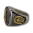 thumbnail image 5 of Masonic Rings Blue Lodge Duo-Tone Gold Silver Band. Free & Accepted Masons, 5 of 5