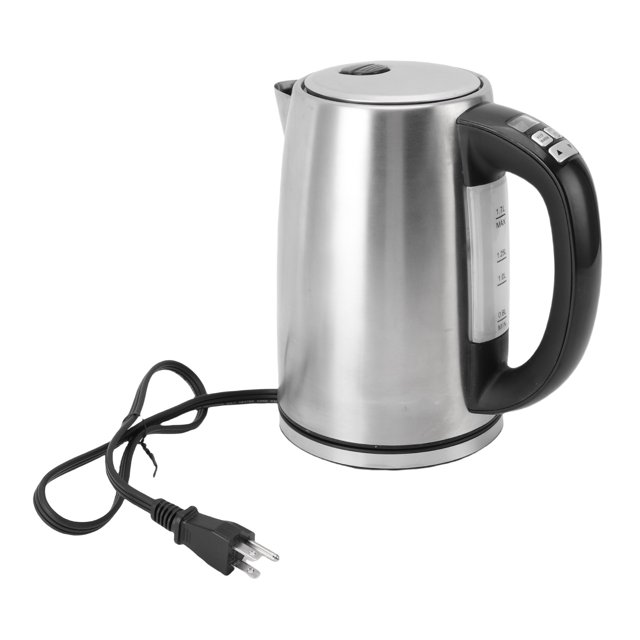 Stainless Steel 1500W Electric Kettle, Rapid Heating Scald Prevention 1.7 Large Capacity Design Smart Constant Temperature Control Water Boiler for Kitchen