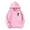 Pink, variant on AJIWYH Kids Clothing Kids Girls Sports Shirt Boy Girl Casual Coconut Tree Print Hoodie Pullover Hooded Sweatshirt With Pocket Suitable for Teen Girls Sweaters Grey,7-8 Years
