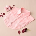 thumbnail image 3 of Langgg Women Simple Design Solid Color False Collar Girls Formal Fake Half Shirt Decorative Detachable Lapel Accessory Pink Point, 3 of 8