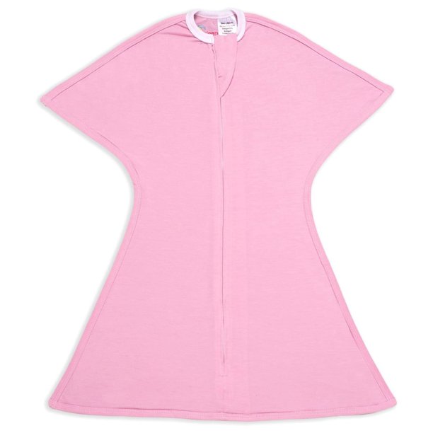 Sleeping Baby ZipadeeZip Swaddle Transition Sleep Sack 2T3T, Rose