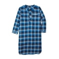 thumbnail image 2 of KingSize Men's Big & Tall Plaid Flannel Nightshirt, 2 of 6