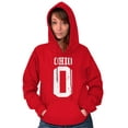 thumbnail image 4 of Ohio OH Distressed Athletic Letter Unisex Plus Fleece Graphic Hoodie Brisco Brands 2X, 4 of 5