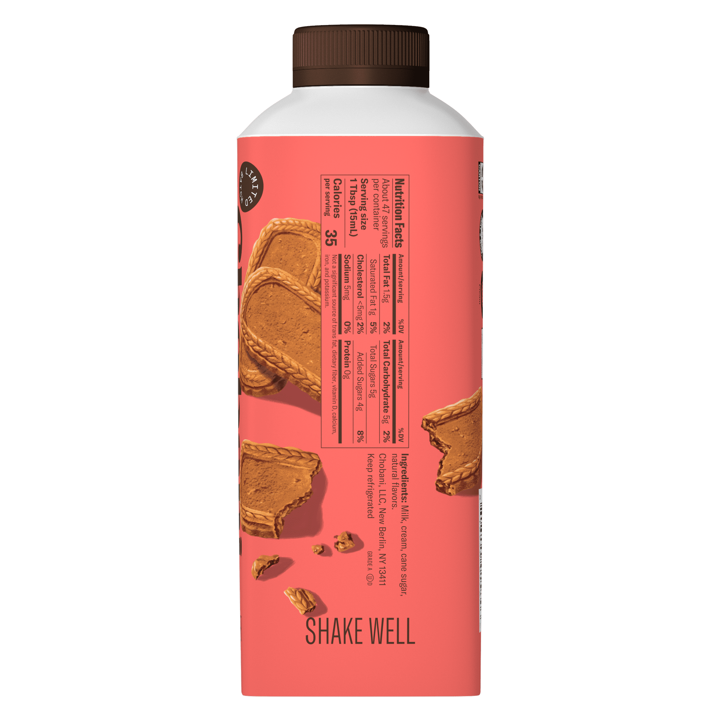 Chobani Coffee Creamer Limited Batch Cookie Butter 24 oz Carton