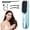 Blue, variant on 2026 Cordless Hair Straightener Brush, Portable Negative Ionic Hot Comb with 4 Temp Settings, USB-C Rechargeable Mini Straightening Brush for Short Hair, Bangs & Beard, Travel Size (Blue)