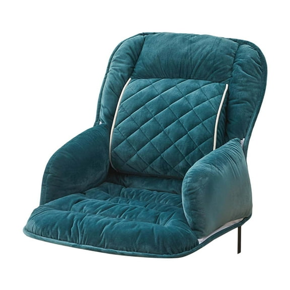 Heated Seat Cushion with Lumbar Support - Office Chair Cushion Pad with 3 Heat Settings, USB Powered Heating for Desk Chairs, Wheelchair, Car Seat & Back Pain Comfort