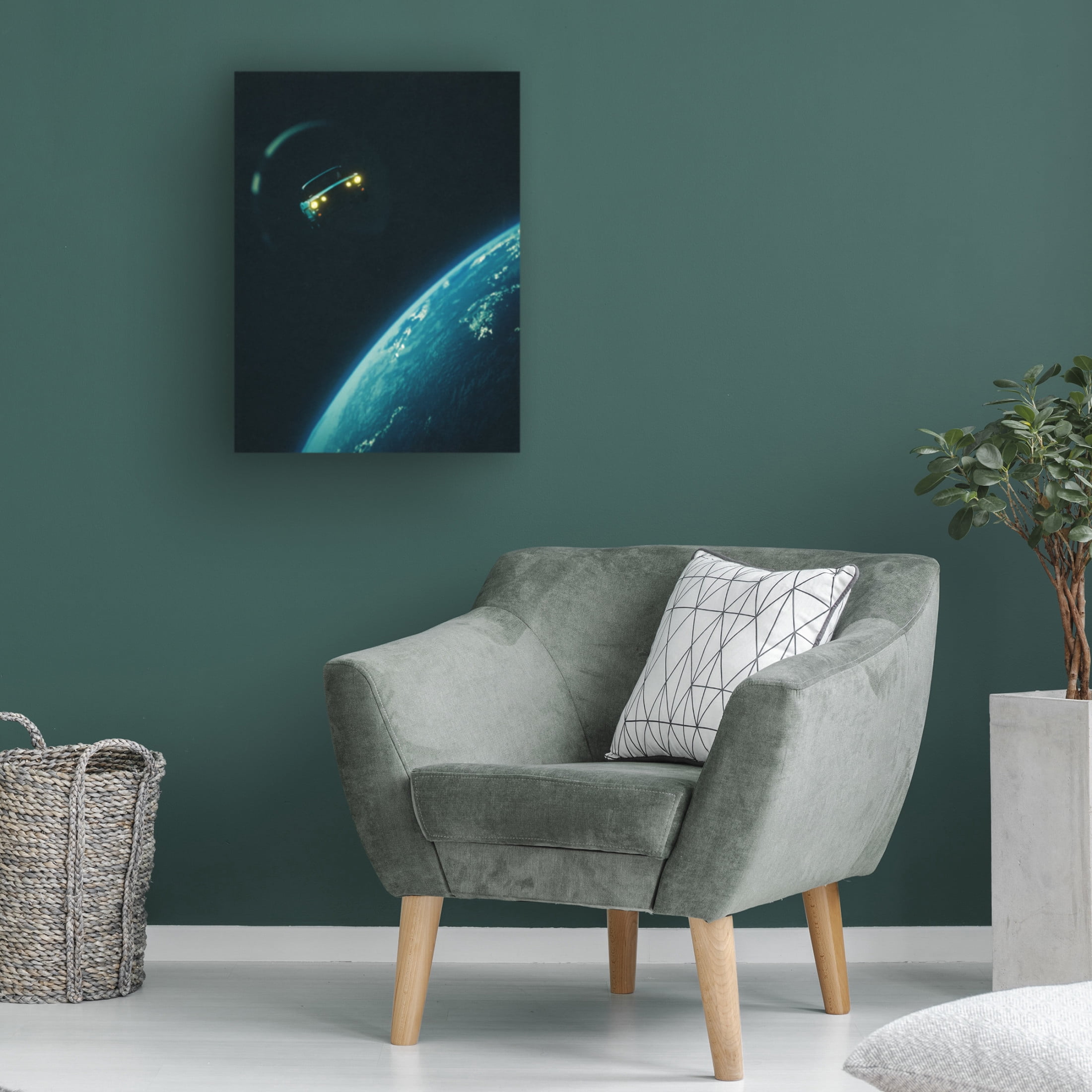 Trademark Fine Art Taudalpoi Road Trip In Space Canvas Wall Art